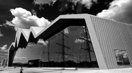 On the banks of The Clyde, The Riverside Museum.. A scottish triumph of architecture